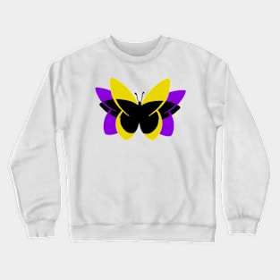 Non-Binary Butterfly Crewneck Sweatshirt